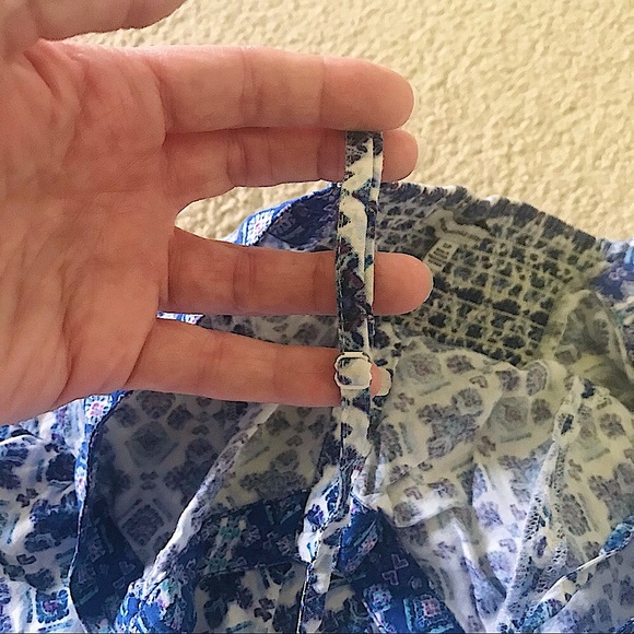 🆕🔥AMERICAN EAGLE 🦅 REALLY CUTE SPAGHETTI STRAP ROMPER/SO SOFT&FLOWY NWOT!! - Picture 9 of 9